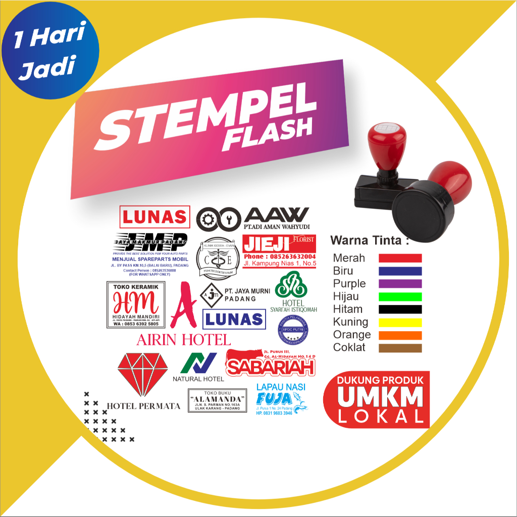 

Stempel Kilat Sumbar Padang