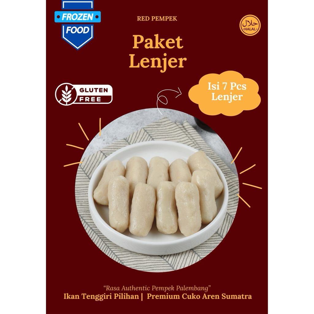 

Red Pempek - Paket Lenjer Ikan Tenggiri - Gluten Free