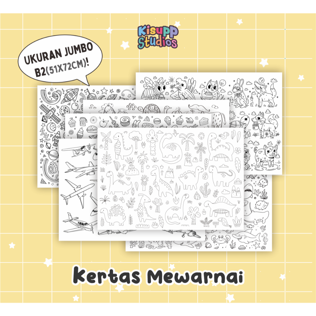 

Kertas Mewarnai Anak Ukuran B2