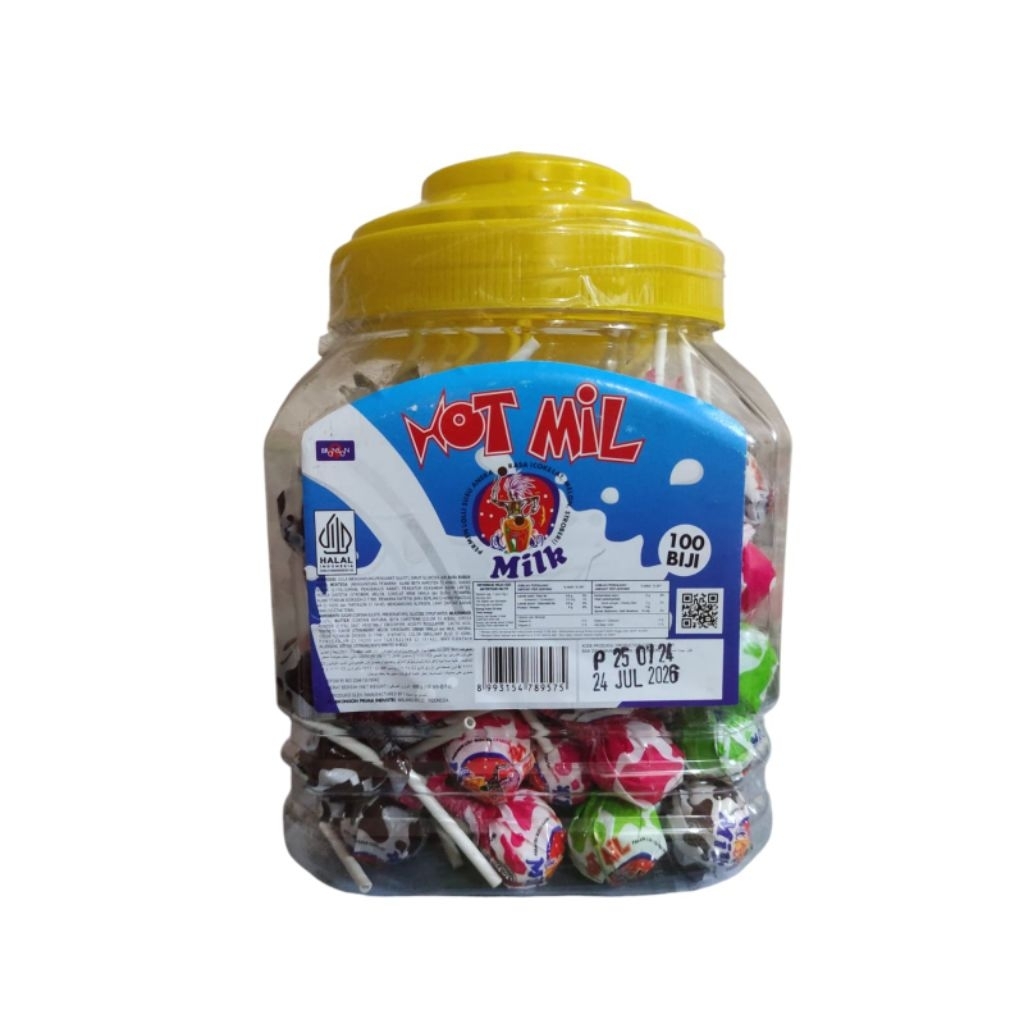 

Permen Lolipop Hotmil Toples isi 100bh.