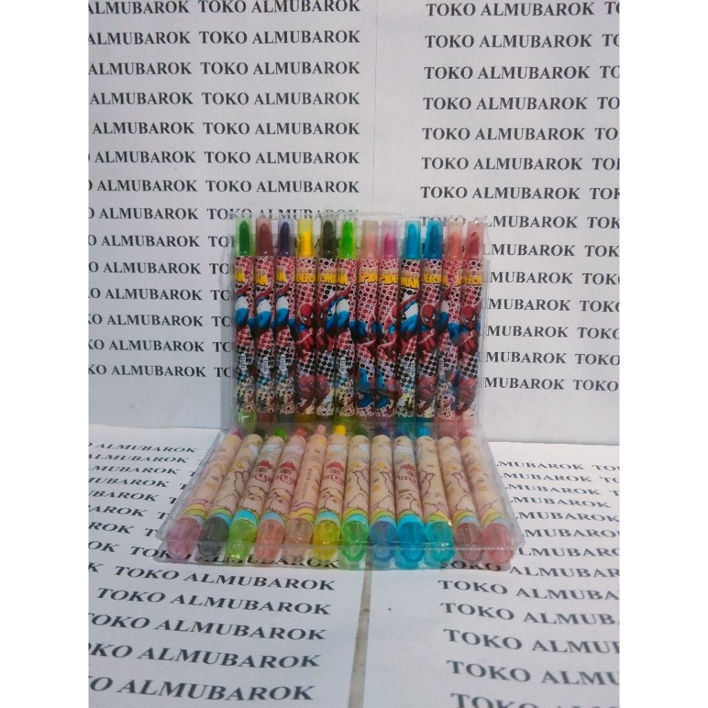 

krayon putar isi 12 warna panjang 10cm