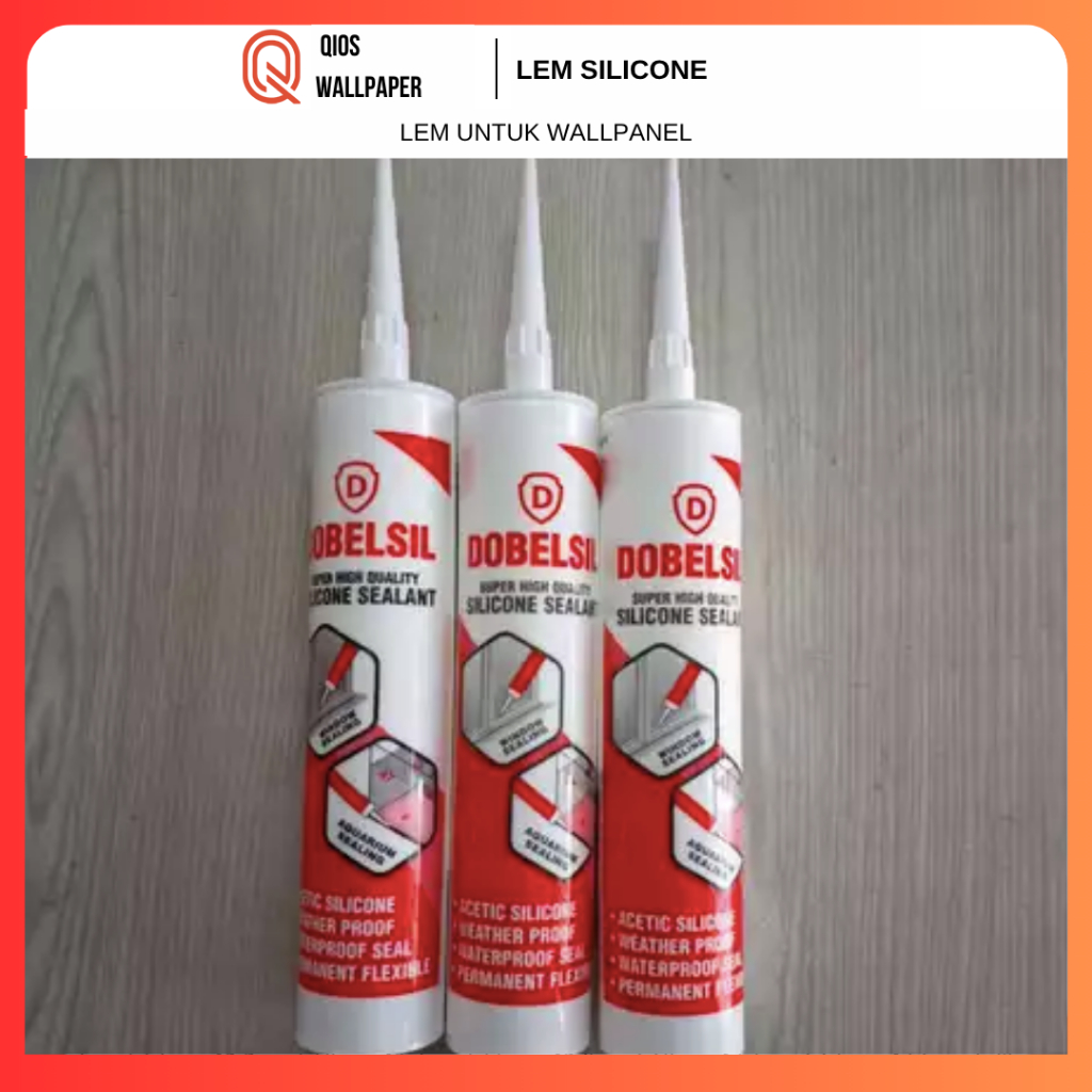 

Lem Silikon / Lem Sealant Silicone / Lem Kaca Dobelsil