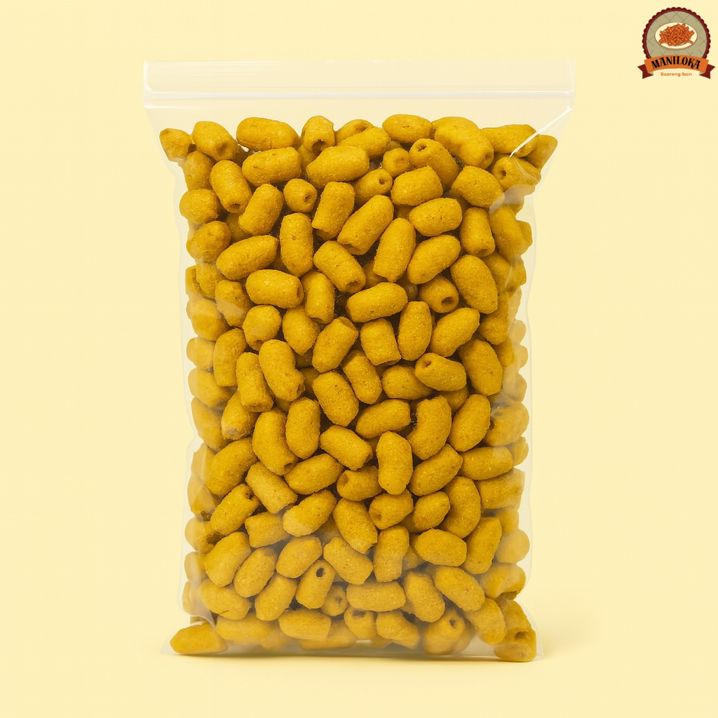 

Makroni Bantat 250gr Rasa Jagung Manis Semi Mekar Cemilan Snack Kering Makaroni