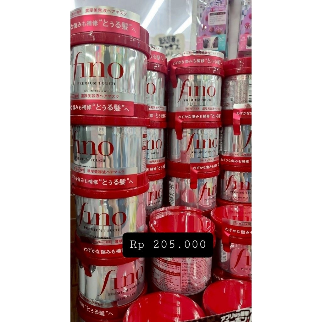 Fino Premium Touch Hair Mask Masker Rambut Original Handcarry Jepang Jastip Hair Care Treatment Salo