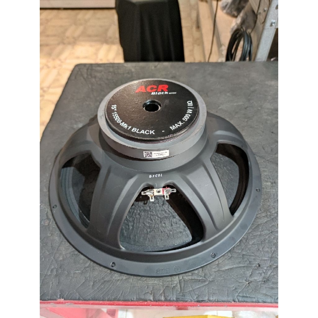 Speaker ACR 15" 15500-MK 1 Black / speaker 15 inch acr 15500 black
