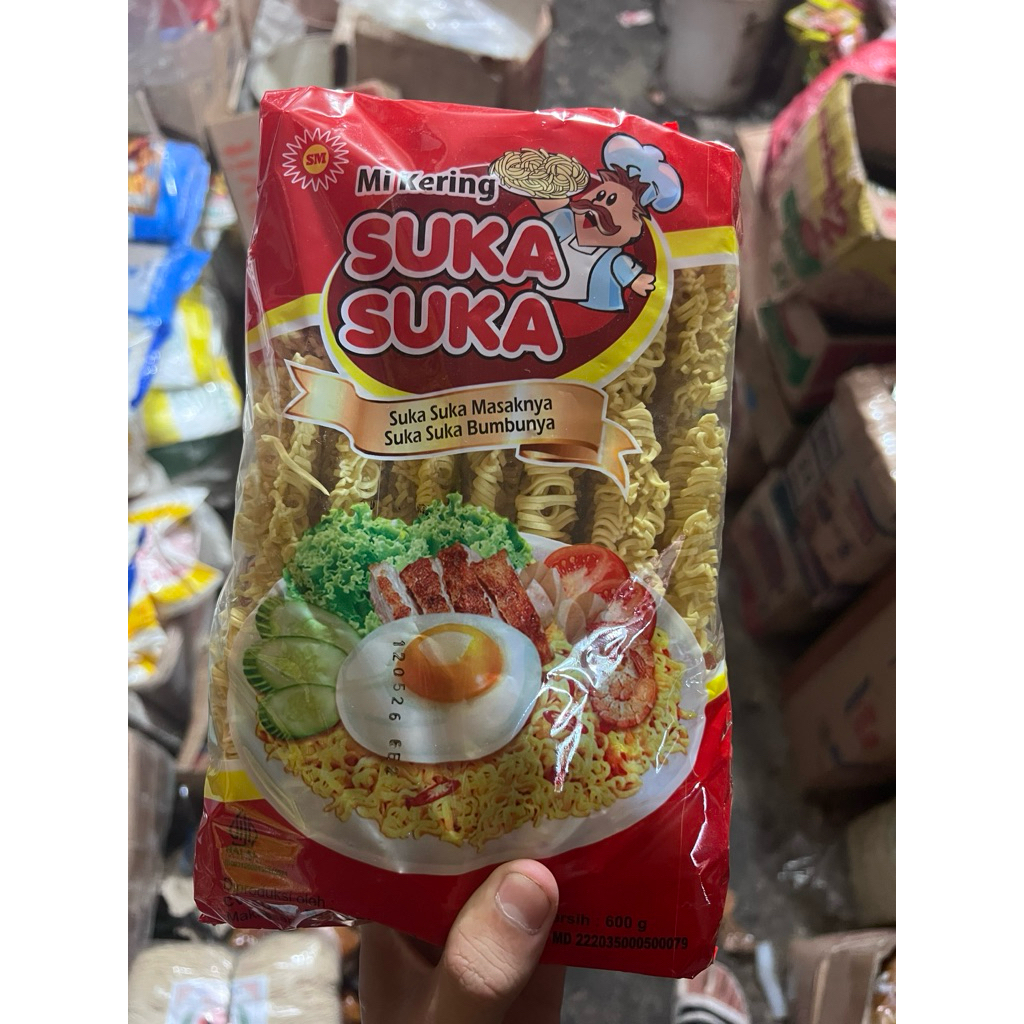 

Mie Kuning Kering Suka Suka 600 gr