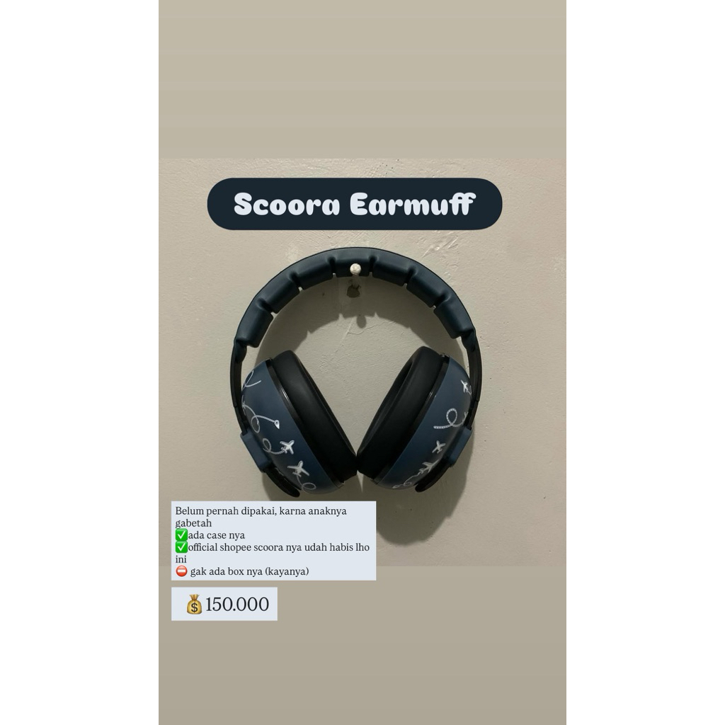 (Preloved) Earmuff Scoora