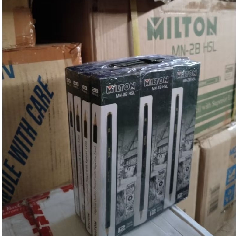 

PENSIL 2B MILTON HIJAU PERGROS :12 PACK/144 PCS