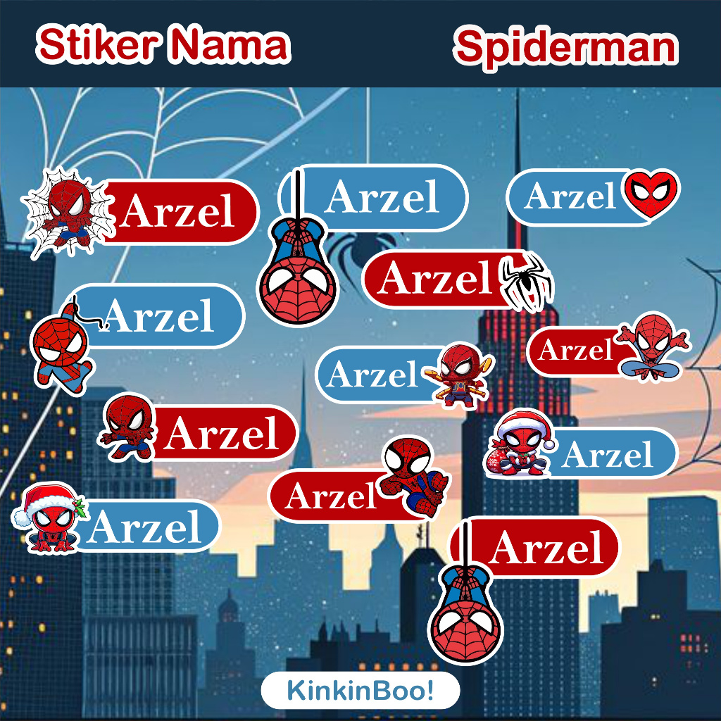 

Stiker Label Nama Cowok Rocket Lucu Custom