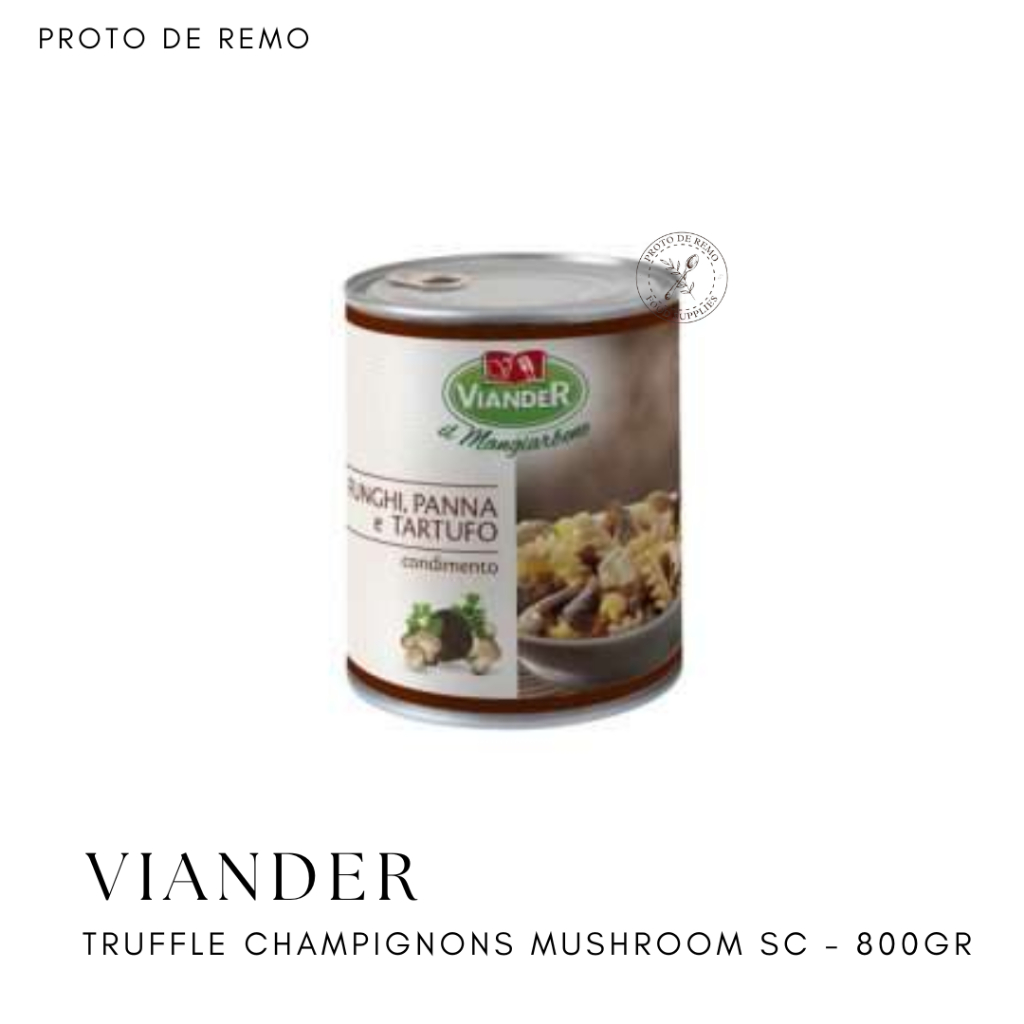

Viander Truffle Champignons Mushroom Sauce Funghi Panna E Tartufo - 800GR