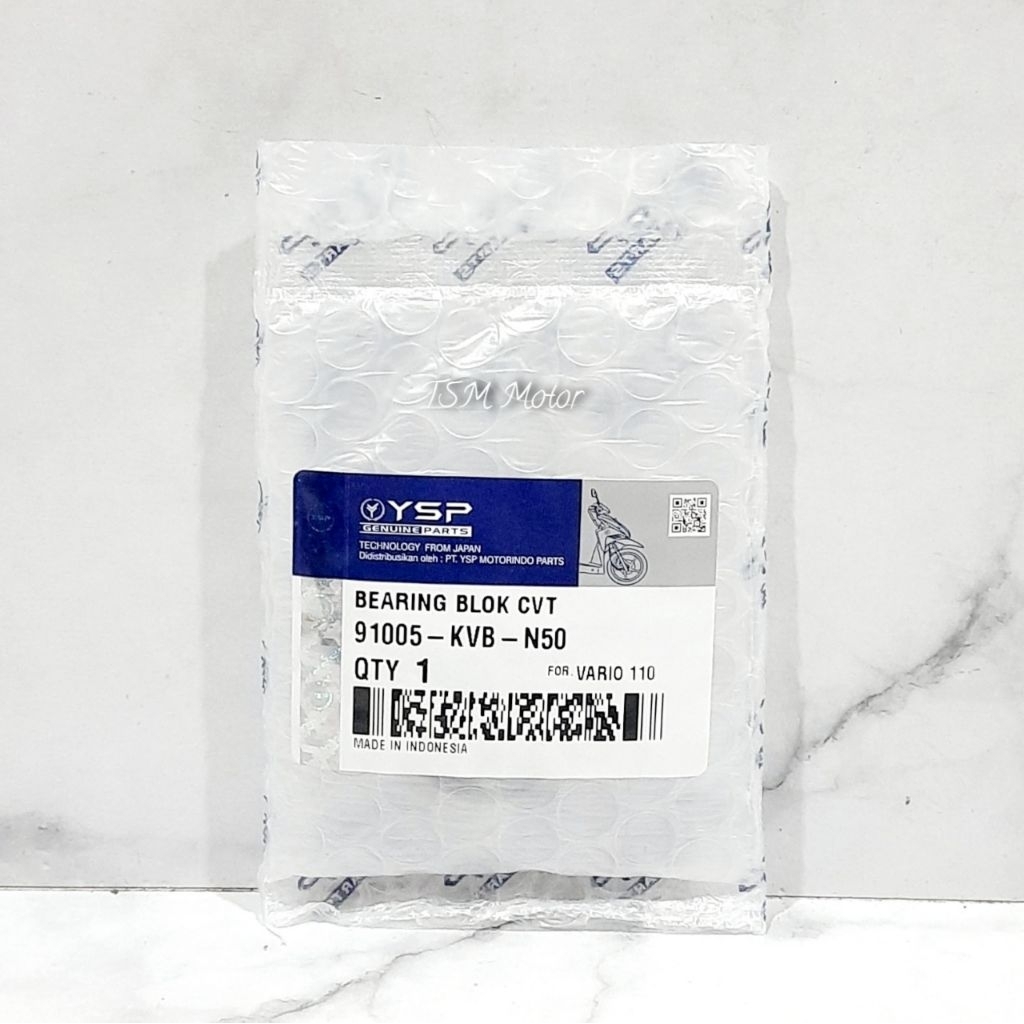 Bearing Laher Bak CVT Beat Street Pop Vario 91005-KVB-N50 ORI YSP