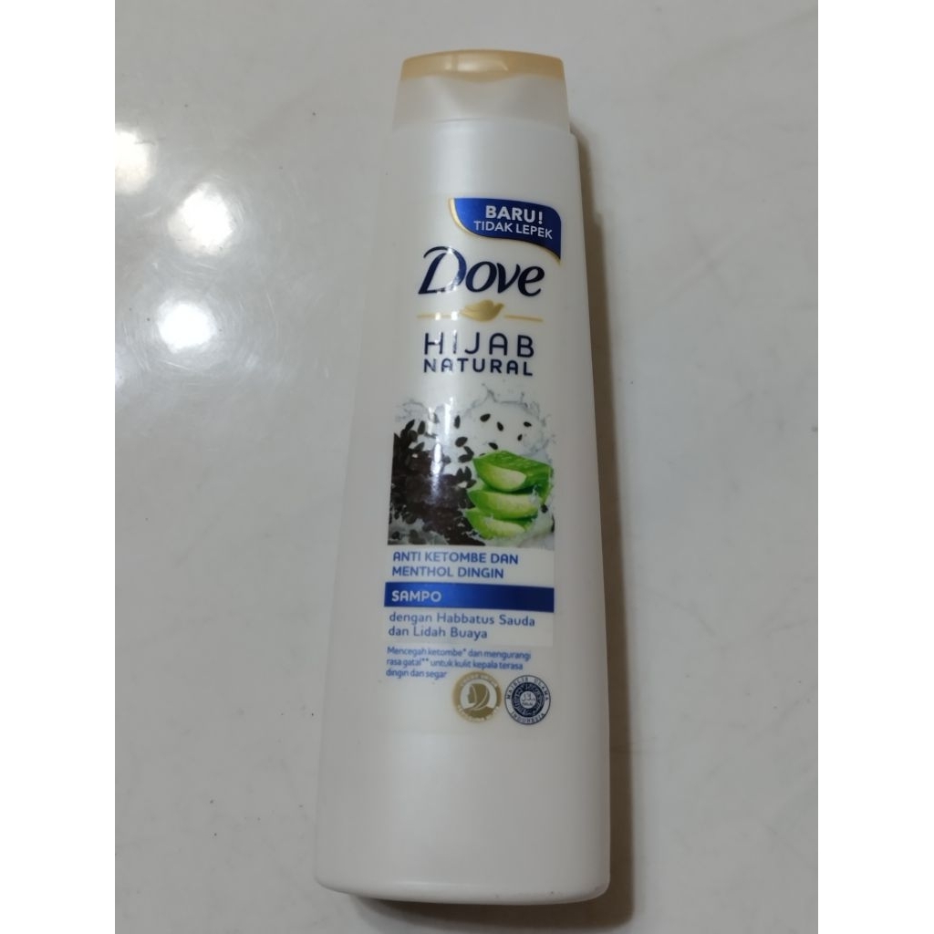 Dove Hijab Natural Anti Ketombe Dan Menthol Dingin Shampo 135ml
