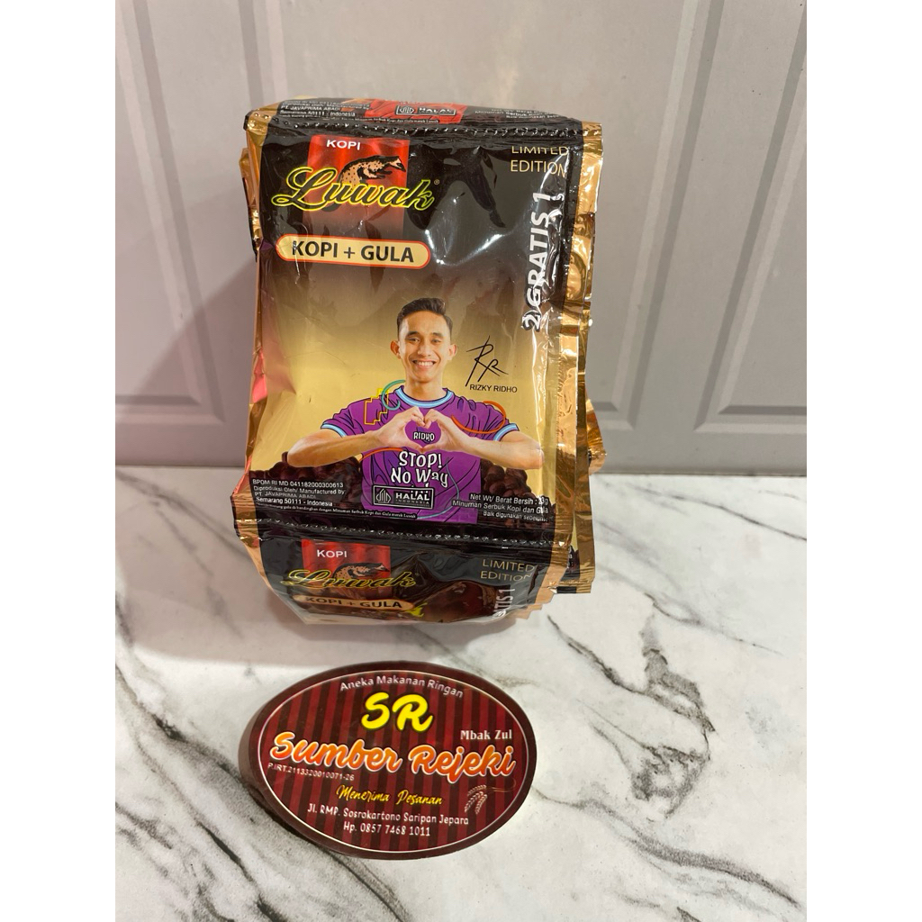 

KOPI LUWAK HITAM + GULA ISI 10 PCS