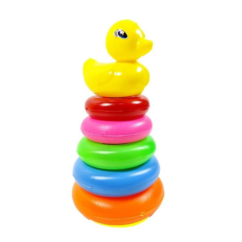 PROMO (BISA COD) Mainan Edukasi Anak Montessori Bayi  2 3 4 5 Bulan  RIng Donat Susun Bayi Motorik B