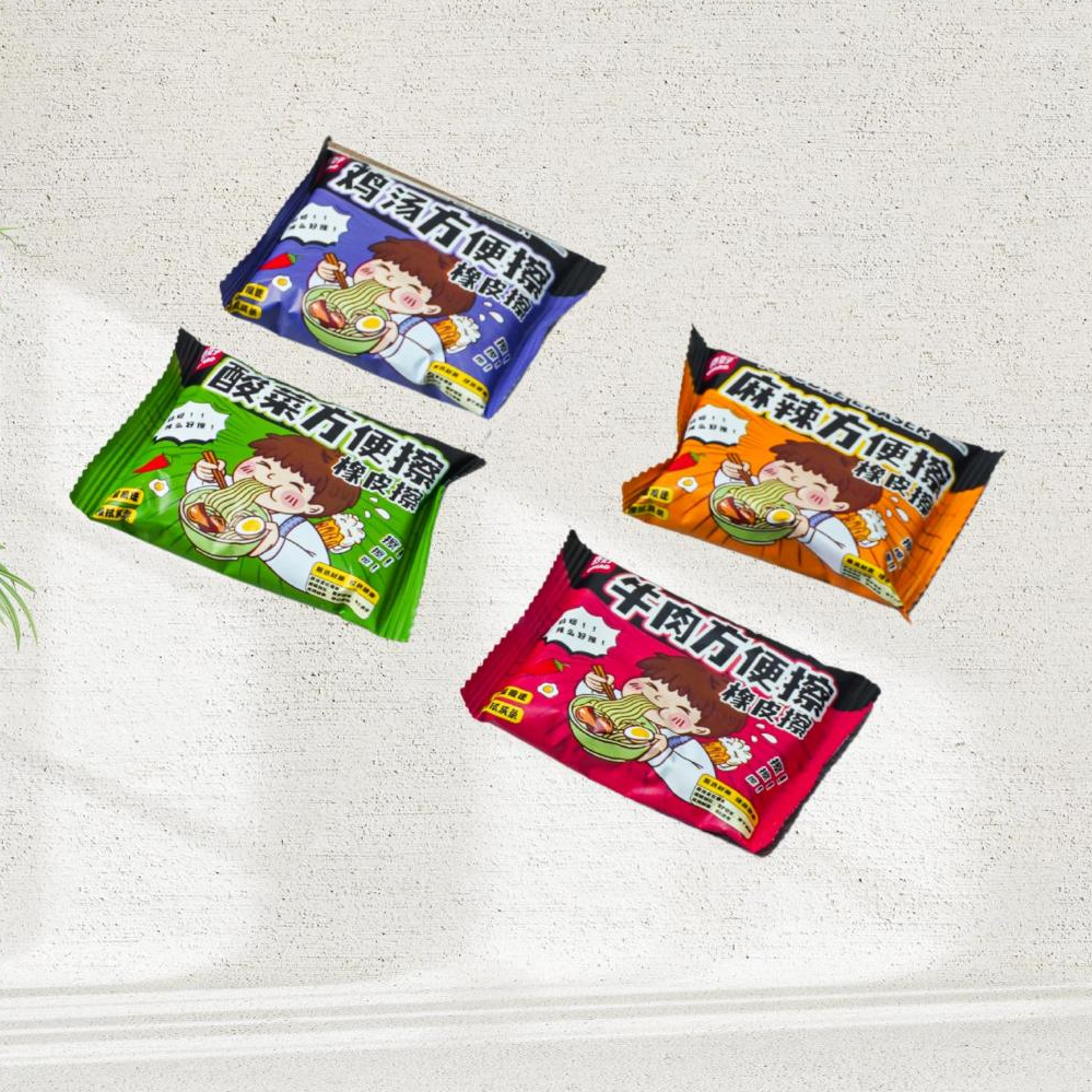 

PENGHAPUS KARAKTER MIE bentuk Mie instant noodle ramen Stationery Desain Unik & Menarik Fungsi Ganda untuk Menghapus dan Menulis Alat Tulis Praktis Alat Tulis Alat Tulis