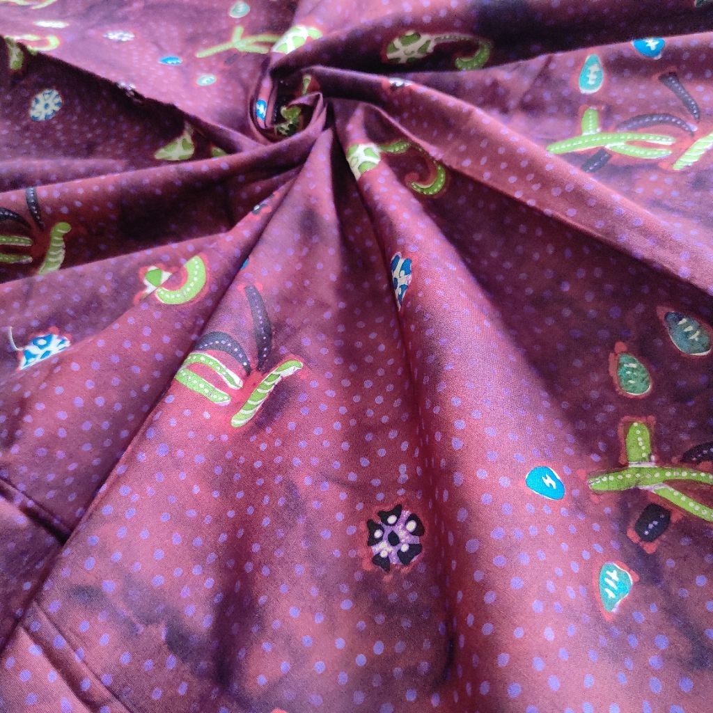 Kain batik tulis antik mix warna alam & sintetis untuk kemeja pria dan wanita