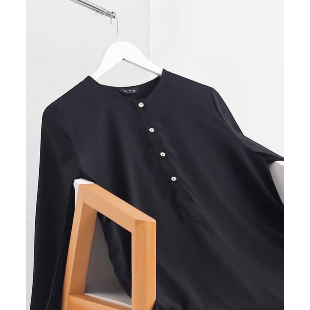 Preloved Kasya Black Mazen Aljenna Dress Gamis