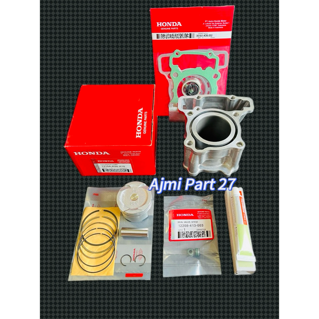 Blok Seher Komplit K56 Topset lem Honda CB150R New LED/CBR150R New LED/Sonic 150R/GTR 150 ORI lokal
