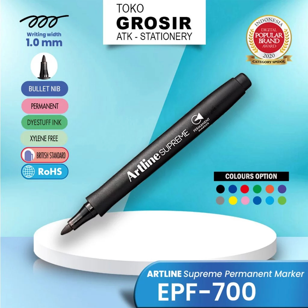 

Spidol Permanent Artline Supreme EPF-700 2