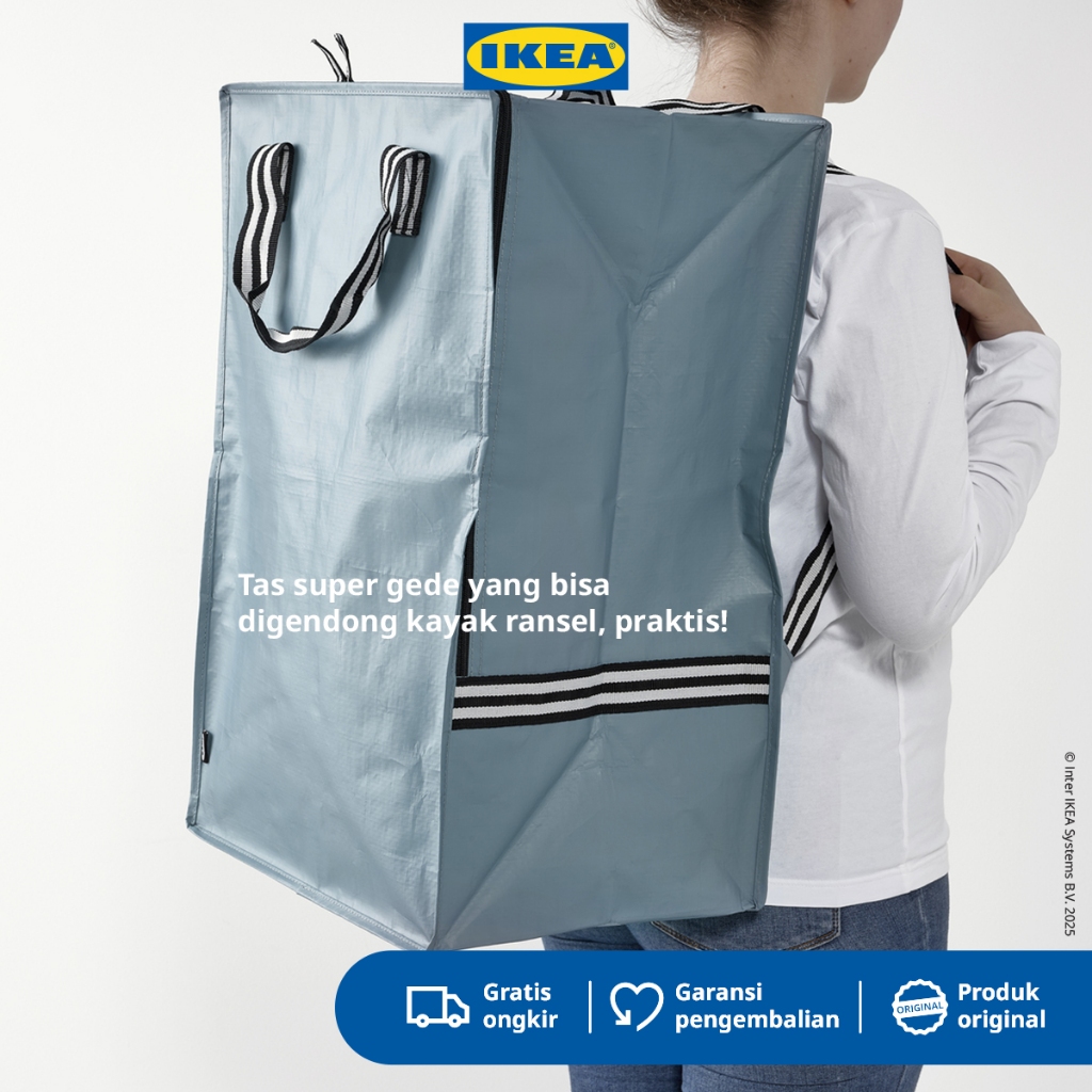 IKEA GORSNYGG Tas Tote /  Backpack Multifungsi 40x30x60 cm/72 L