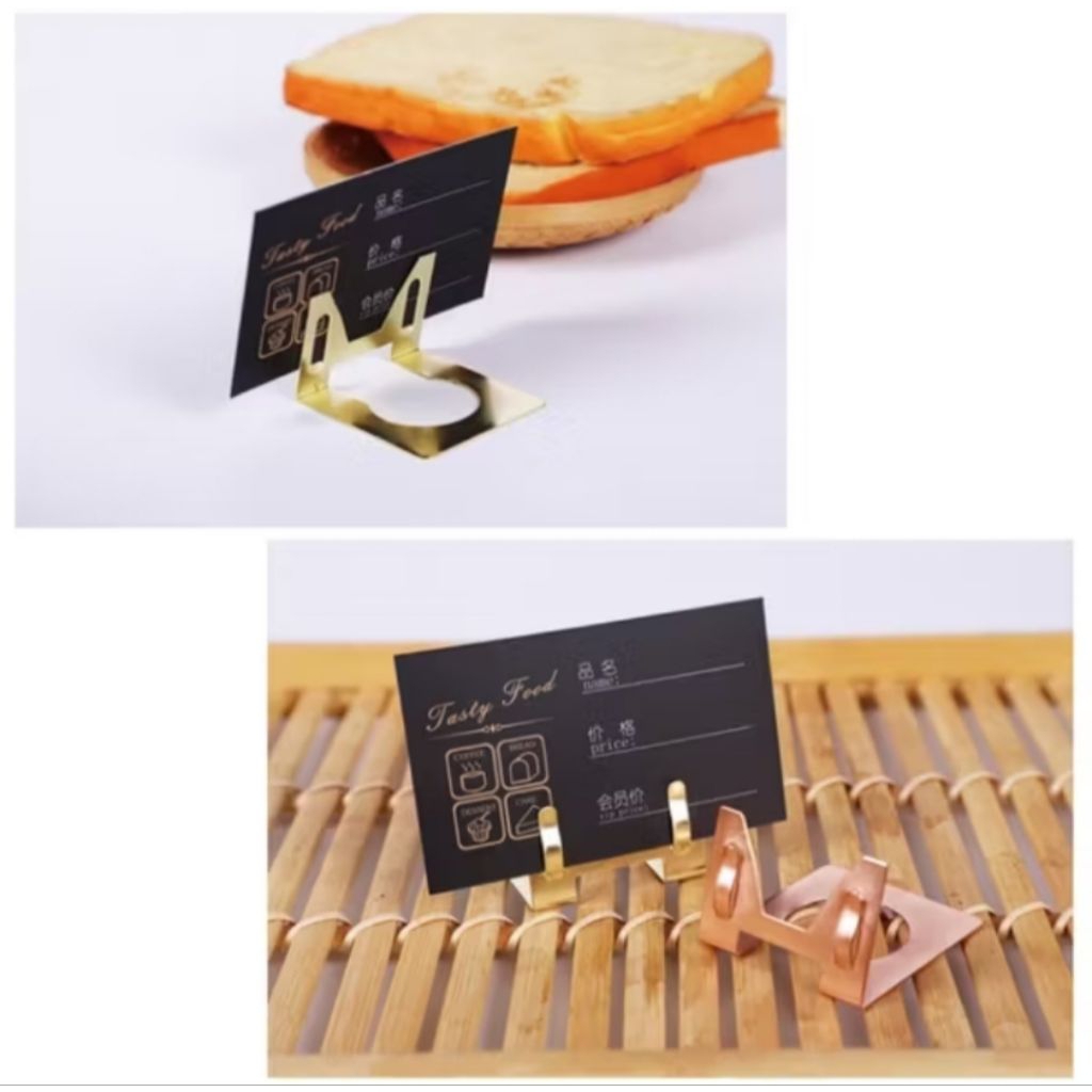 

5pcs Price Tag jepit harga bahan logam clip