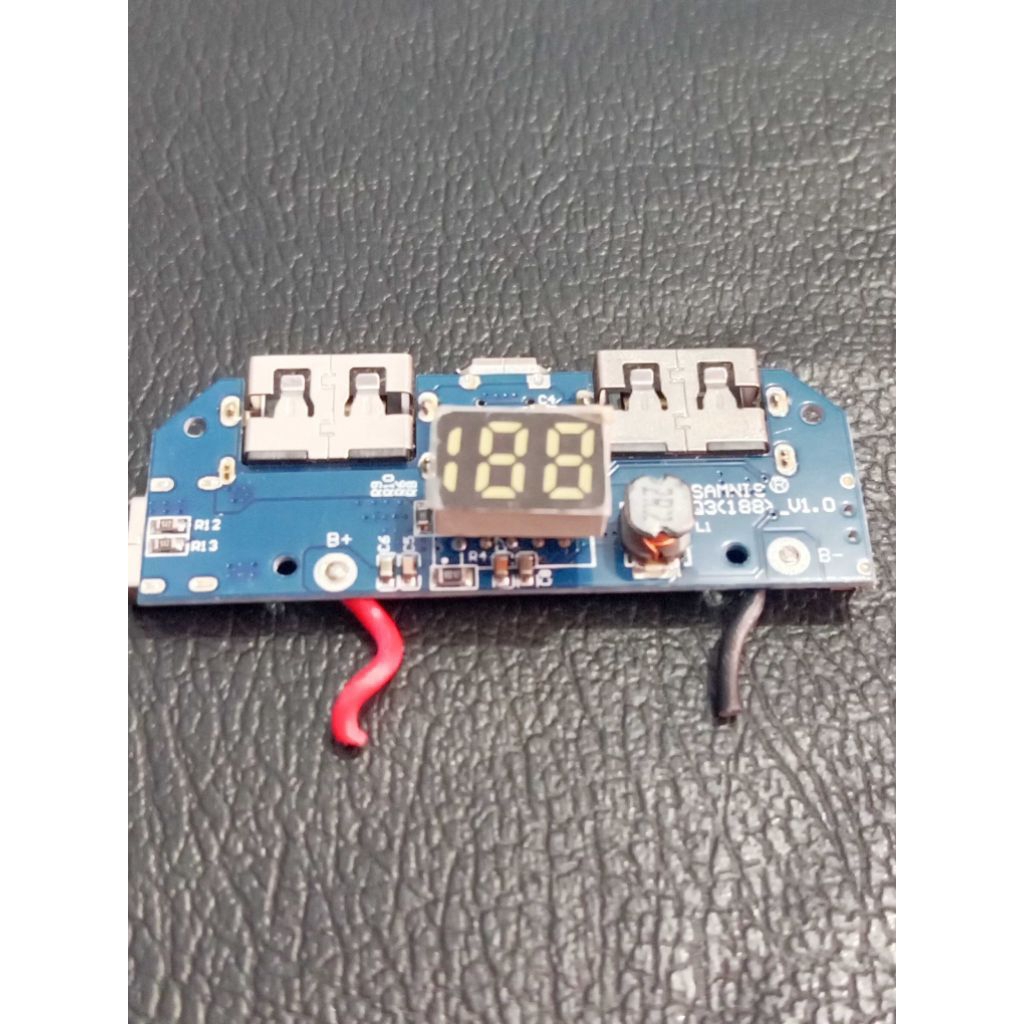 Modul Powerbank Digital Led Fast Charger 2,5A 5volt Modul Charger Indikator digital