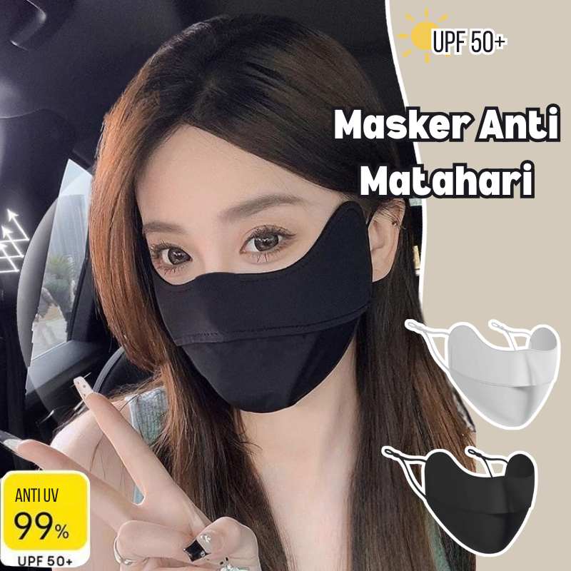 Masker Anti UV Masker Wajah Anti UV UPF50+ Masker UV Protection / Anti UV Karet