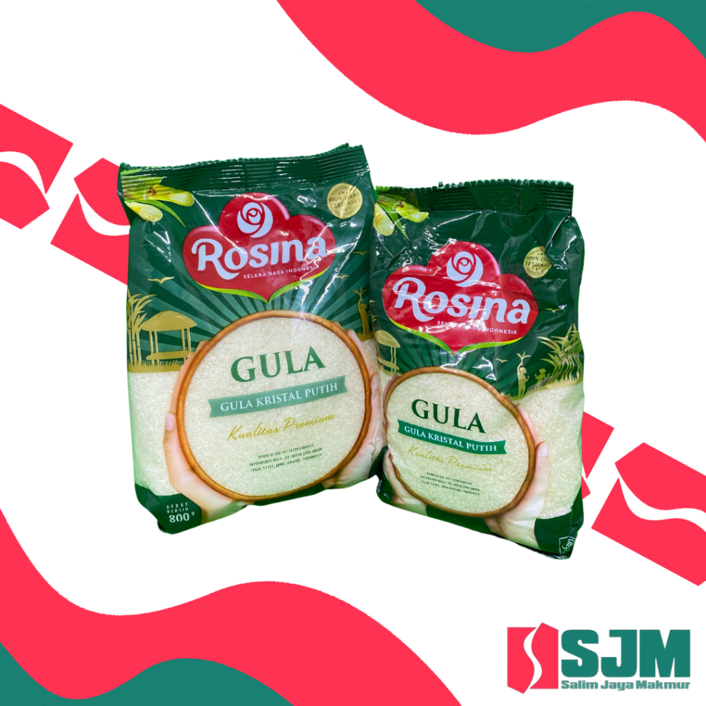 

Rosina Gula Pasir 500Gr & 800Gr - Gula Kristal Putih