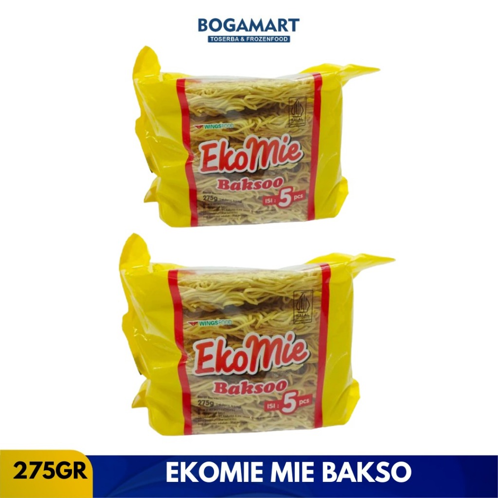 

Eko Mie Kering Bakso 275gr 1Pcs
