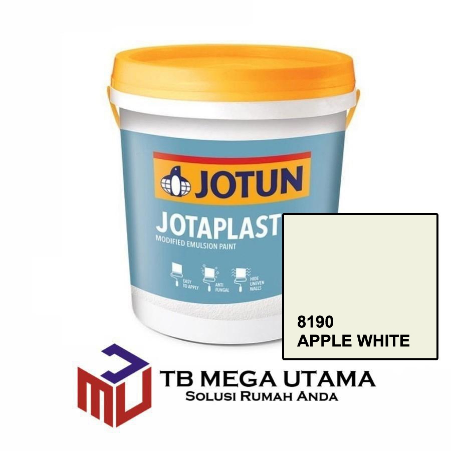 Jotun Jotaplast 8190 Apple White 18 Liter l A | Cat Decorative Tembok Interior