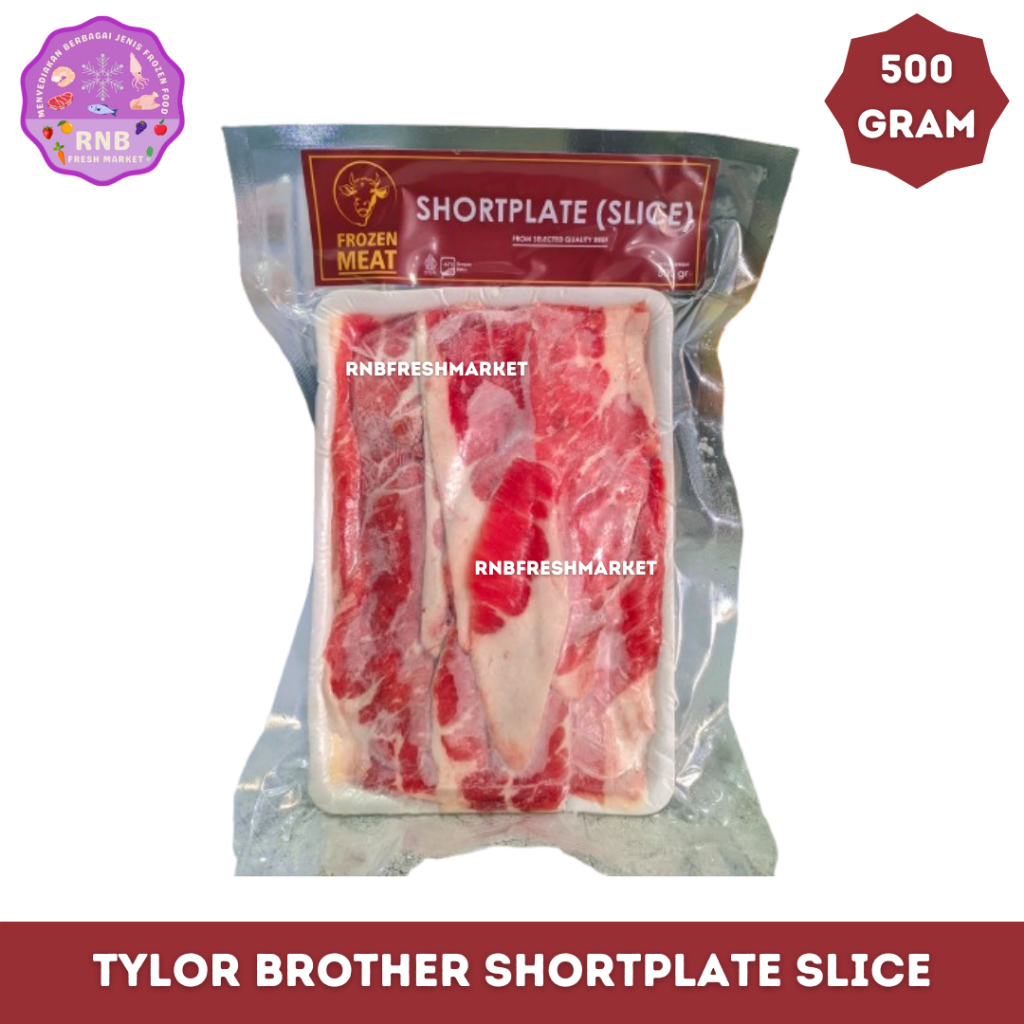 

Tylor Brother Shortplate Slice Netto 500 Gram