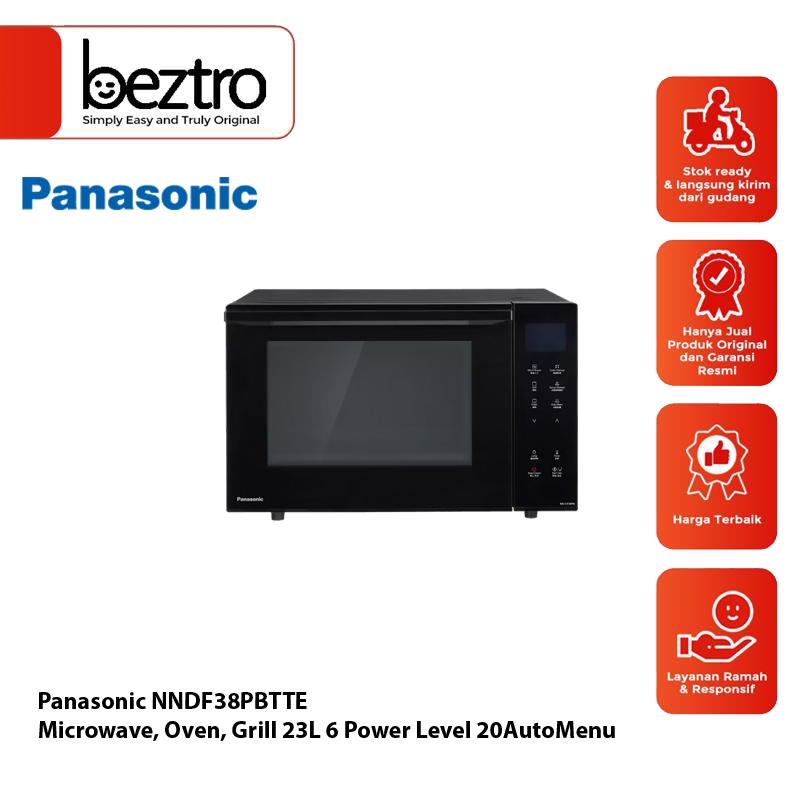 Panasonic NNDF38PBTTE - Microwave Gril Oven Inverter Hitam 23liter
