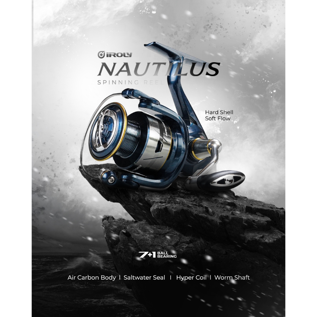 Reel Iroly Nautilus Carbon Wormshaft