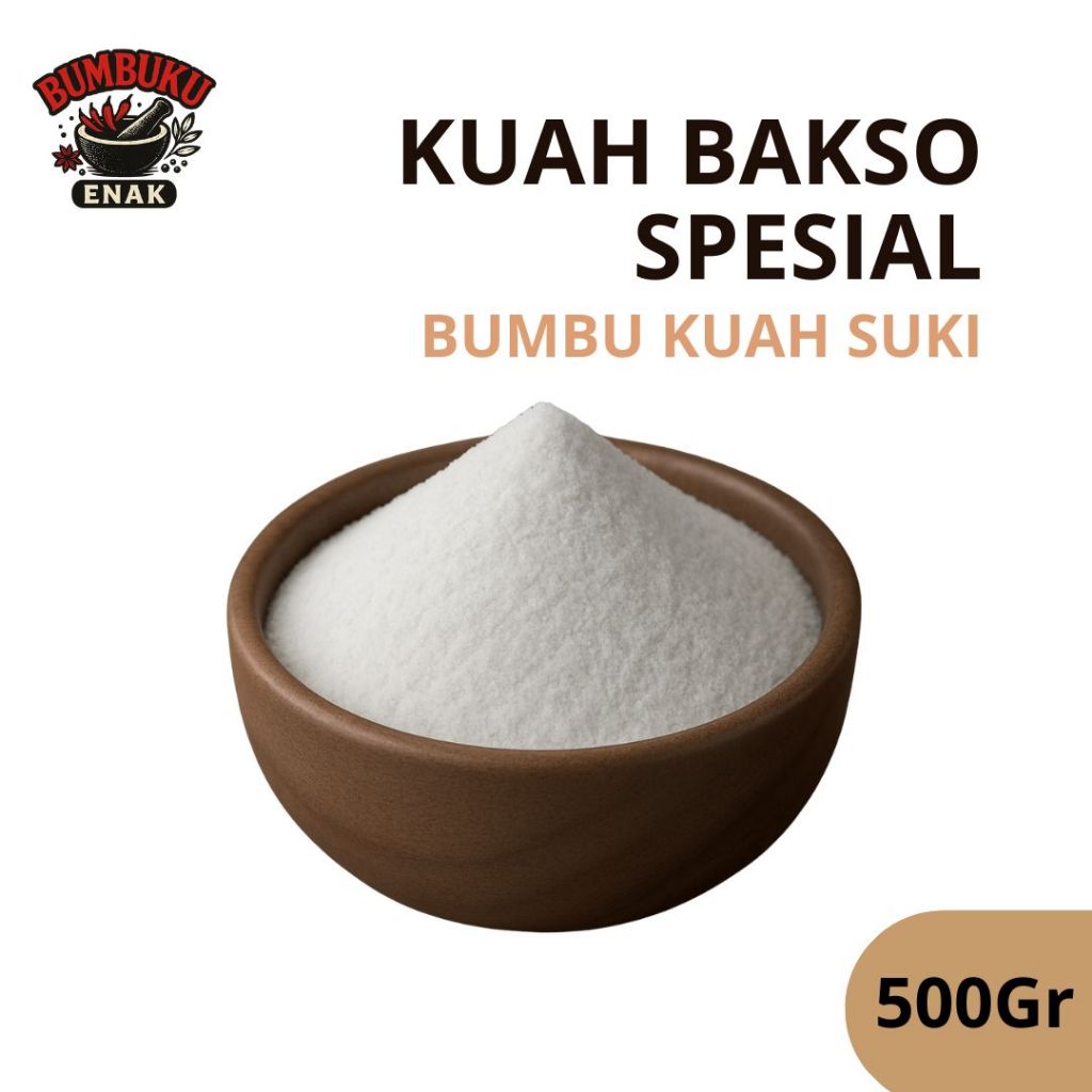 

Bumbu Kuah Suki Rasa Kuah Bakso Spesial 500gr – Kuah Gurih Sedap Nikmat, Cocok untuk Steamboat, Shabu & Masakan Praktis