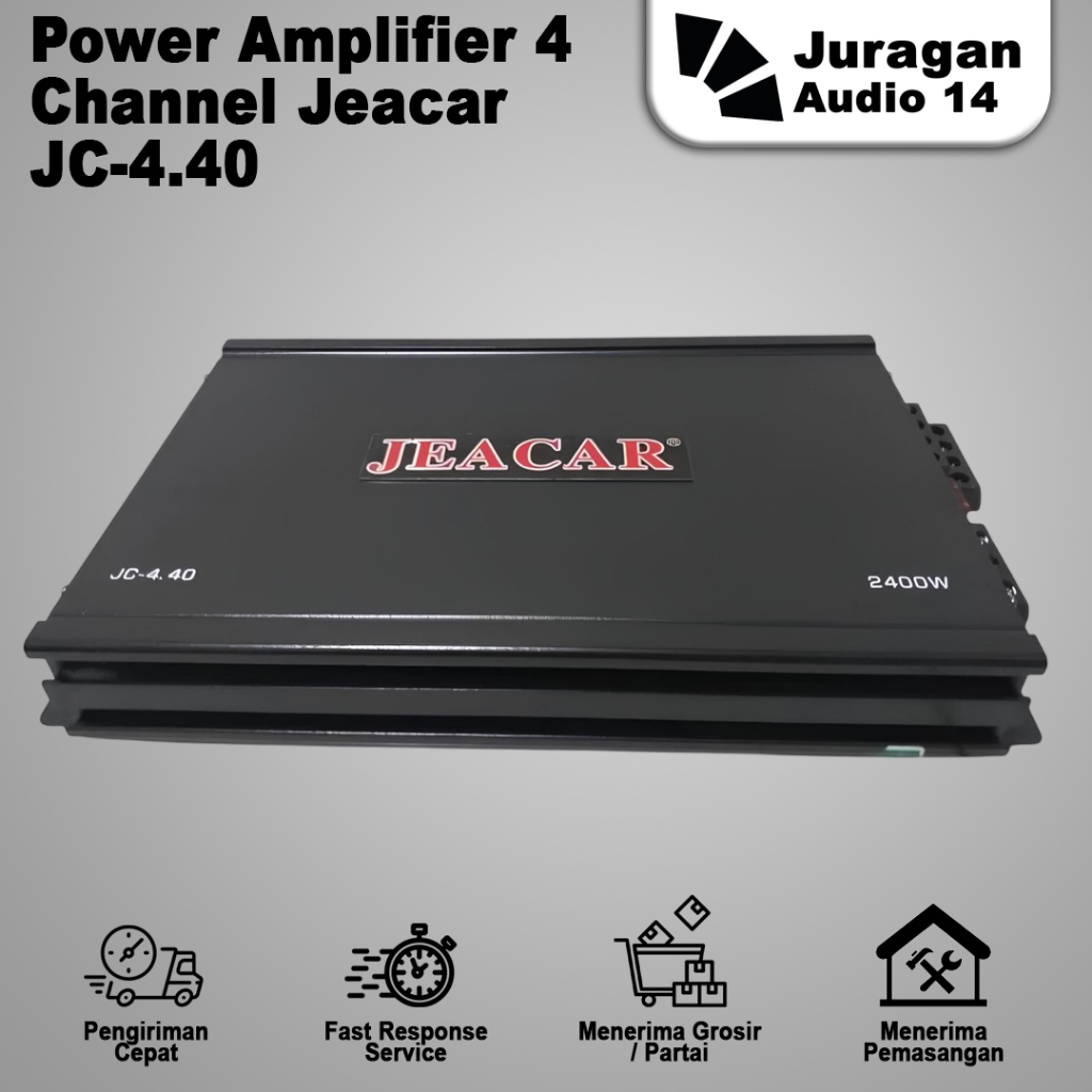 Power Amplifier 4 Channel JEACAR JC-4.40