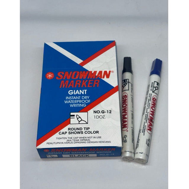 

Spidol Permanent Marker Snowman G12