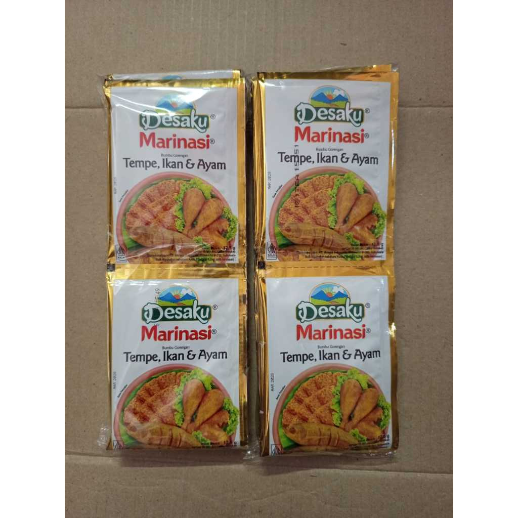 

Desaku Bumbu Marinasi Tempe & Ikan & Ayam 12Sachet