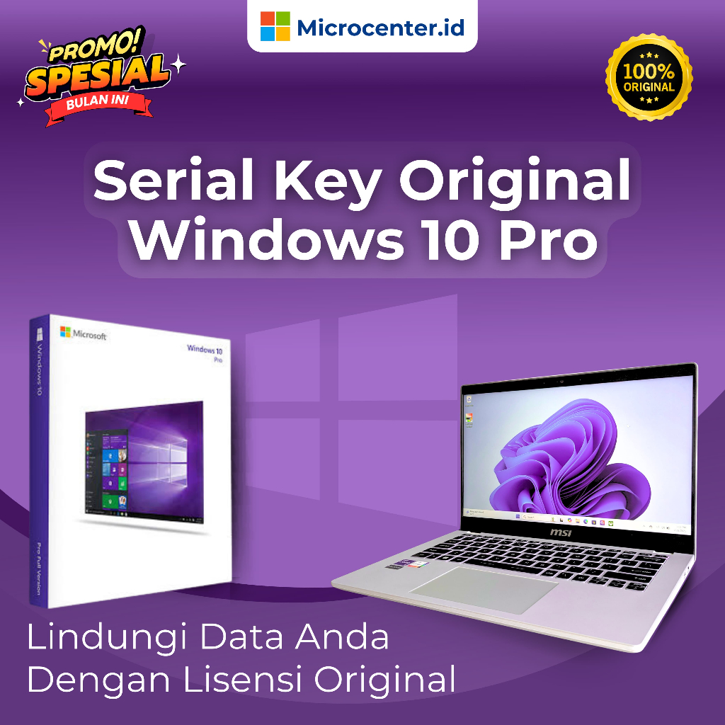 Flash Sale License Windows 10 Pro Ori Lifetime Serial Key Retail Activation