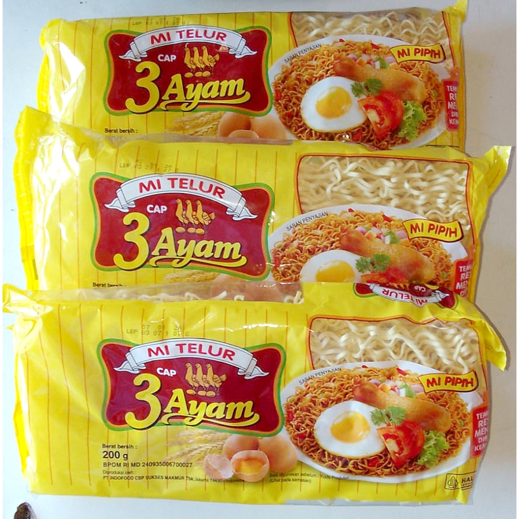 

MI TELUR Cap 3 Ayam | 200gr