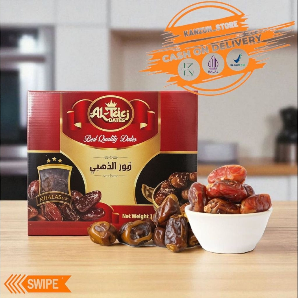 Al Taaj Dates Kurma Khalas 1 Kg - Kurma Kholas