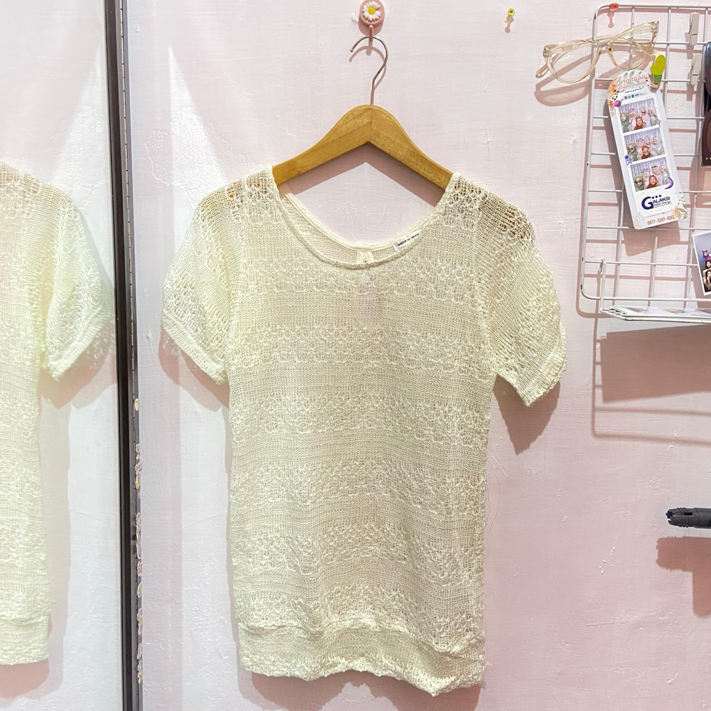 knitwear lengan pendek