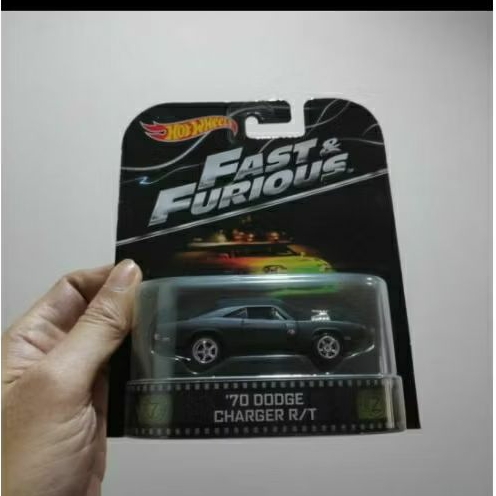 hot wheels retro entertainment 70 Dodge charger r/t fast furious first edition ban karet edisi perta