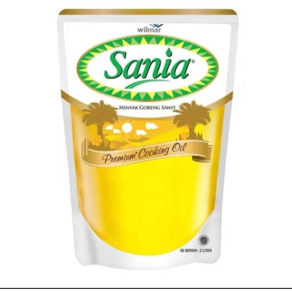 

minyak Sania 2liter 1krton isi 6 pouch
