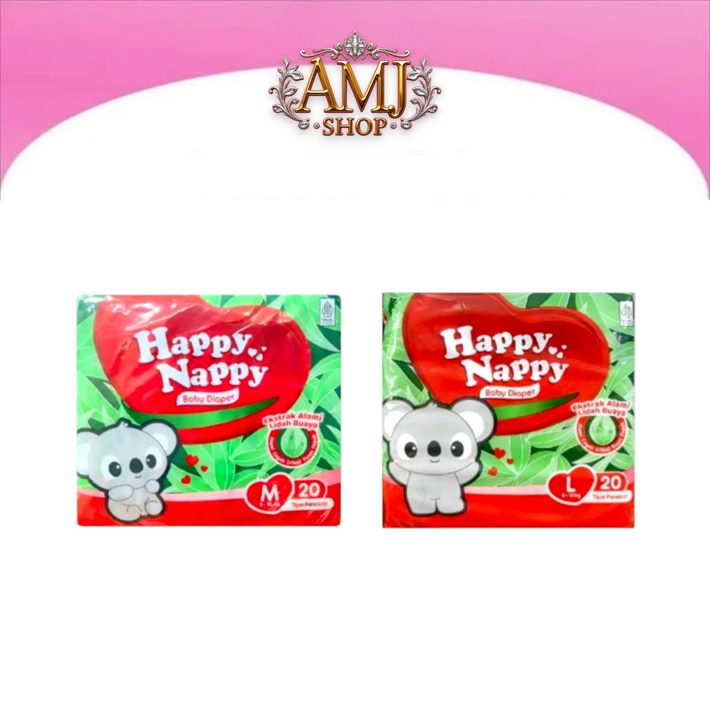 Happy Nappy Baby Diapers Popok Tipe Perekat / Happy Nappy Perekat