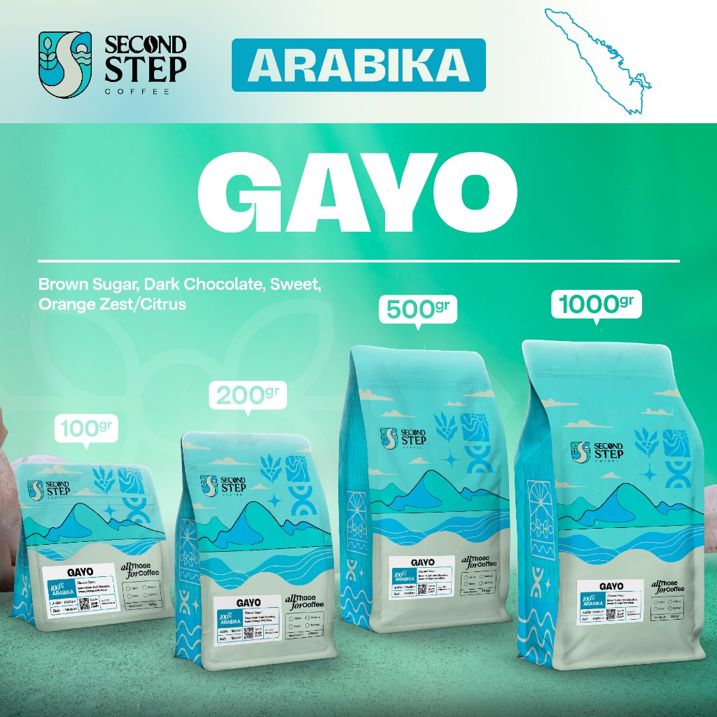 

Kopi Arabika Gayo Aceh Sumatra Arabica Coffee Bean Espresso Biji Bubuk