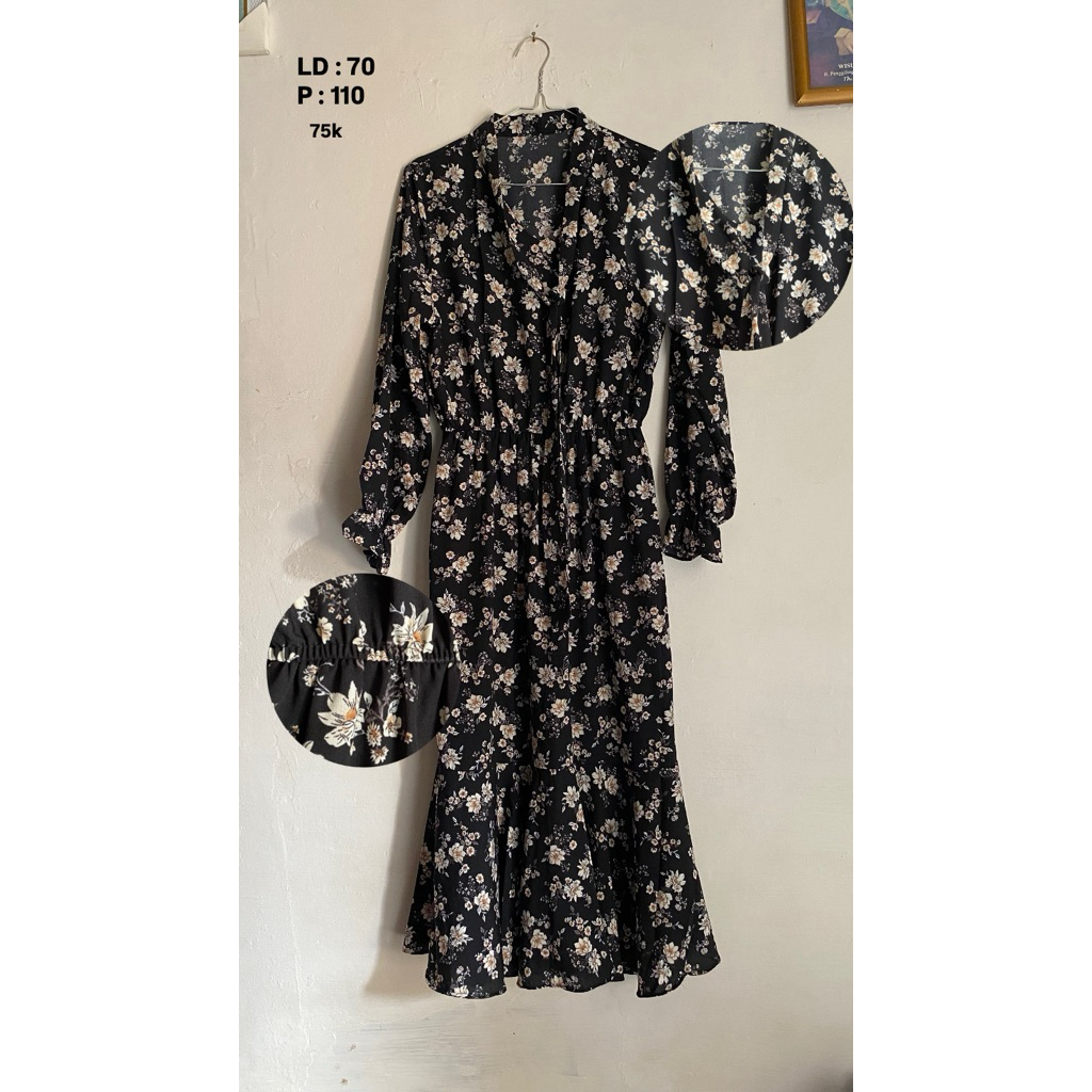 PRELOVED DRESS FLOWER