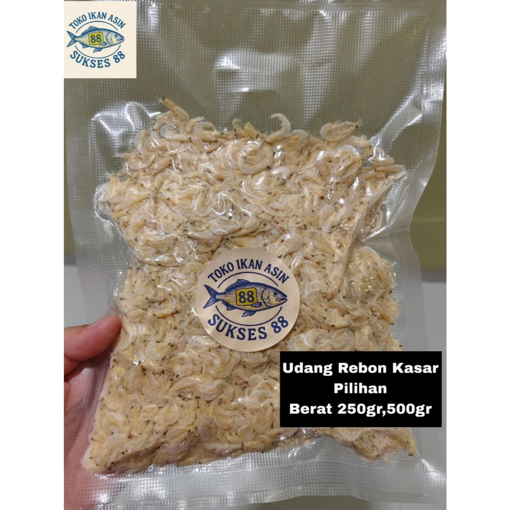 

Udang Rebon Kasar Super Premium 250gr / 500gr | Rebon Kering Pilihan Terbaik | Siap Masak & Bersih
