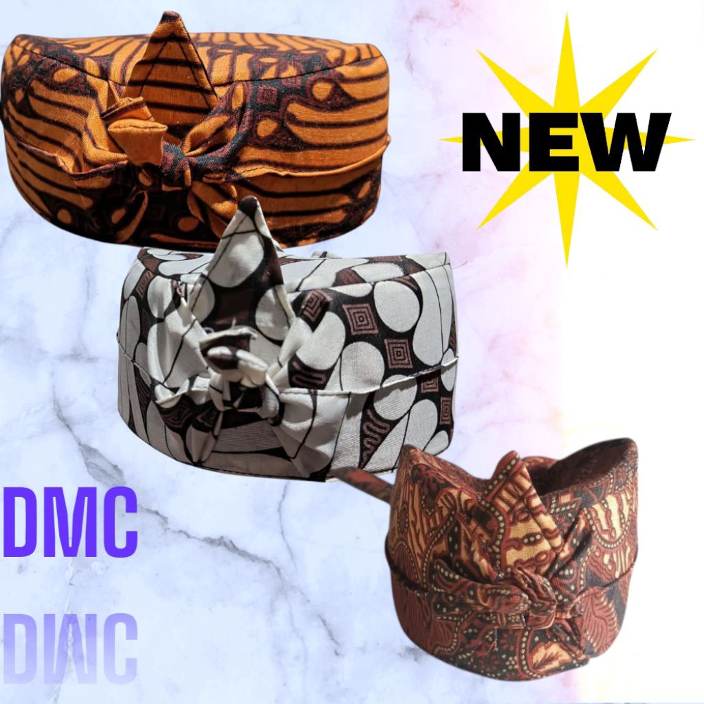 Iket Blankon sunda dewasa & anak tradisional model tutup udeng batik topi cowok