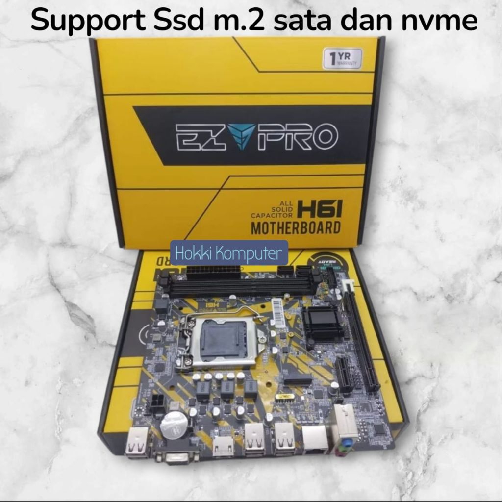 Mainboard Motherboard H61 EZPro LGA 1155 Nvme slot
