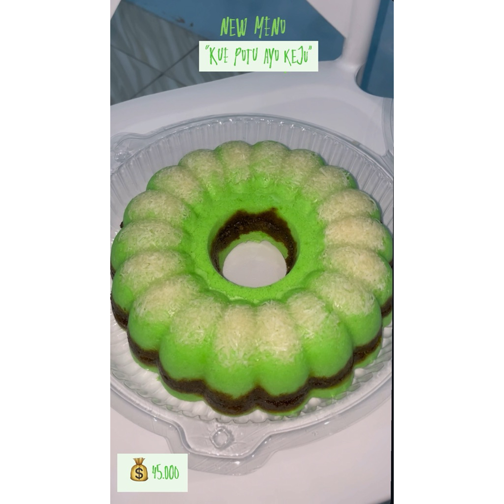 

Kue Putu Ayu Keju